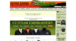 Desktop Screenshot of flyingtigerssurplus.com